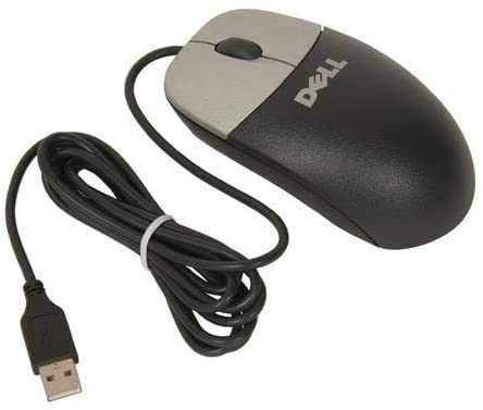 Mysz optyczna do komputera myszka USB Dell M-uan Del1