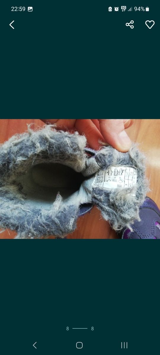 Buty/kozaki zimowe, dziewczęce, Lupilu Lidl 21