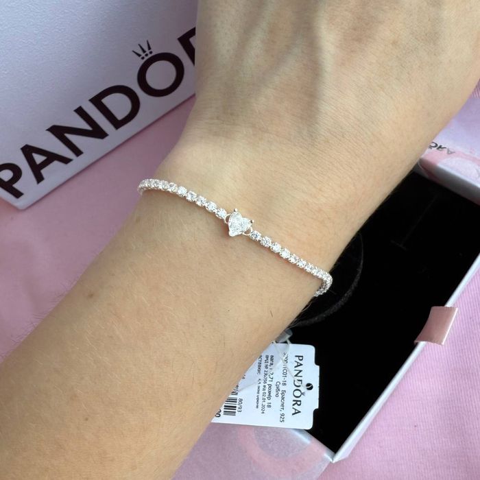 Браслет пандора оригінал браслет pandora «Блискуче паве»