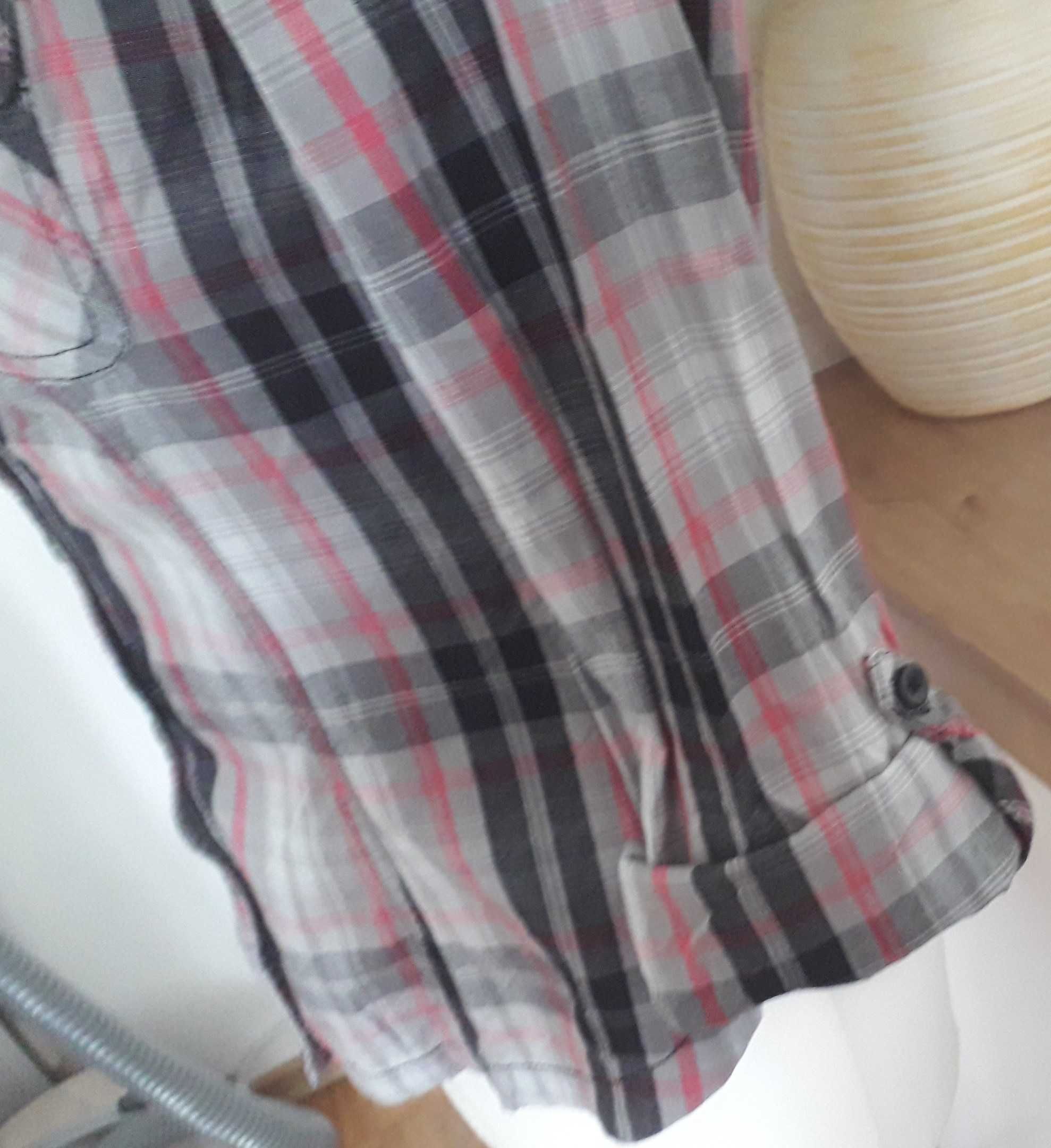 Koszula w kratę 100% bawełna, roz.S/36, H&M