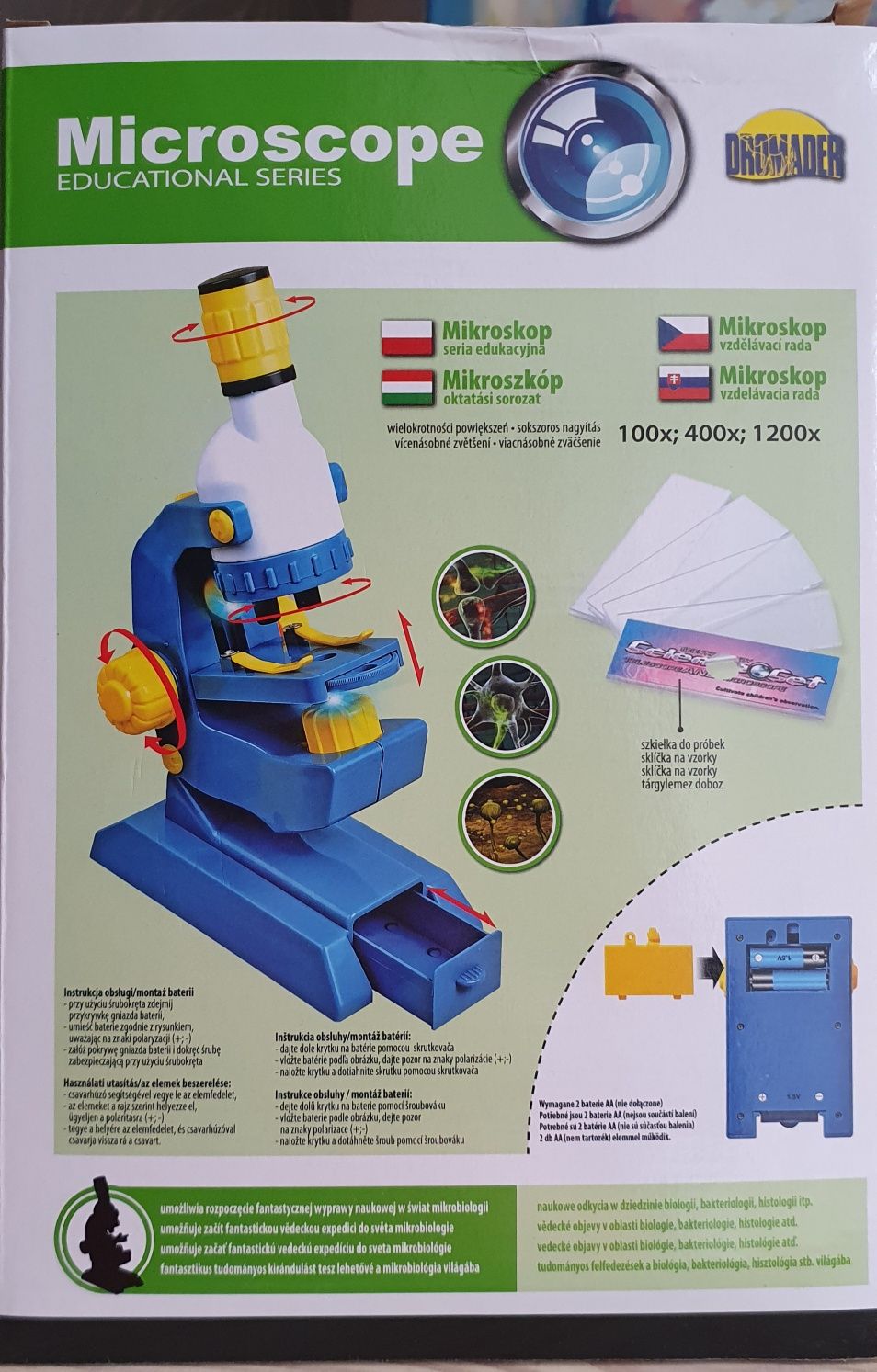 Mikroskop edukacyjny dla dzieci