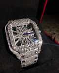 Zegarek Cartier skeleton ice