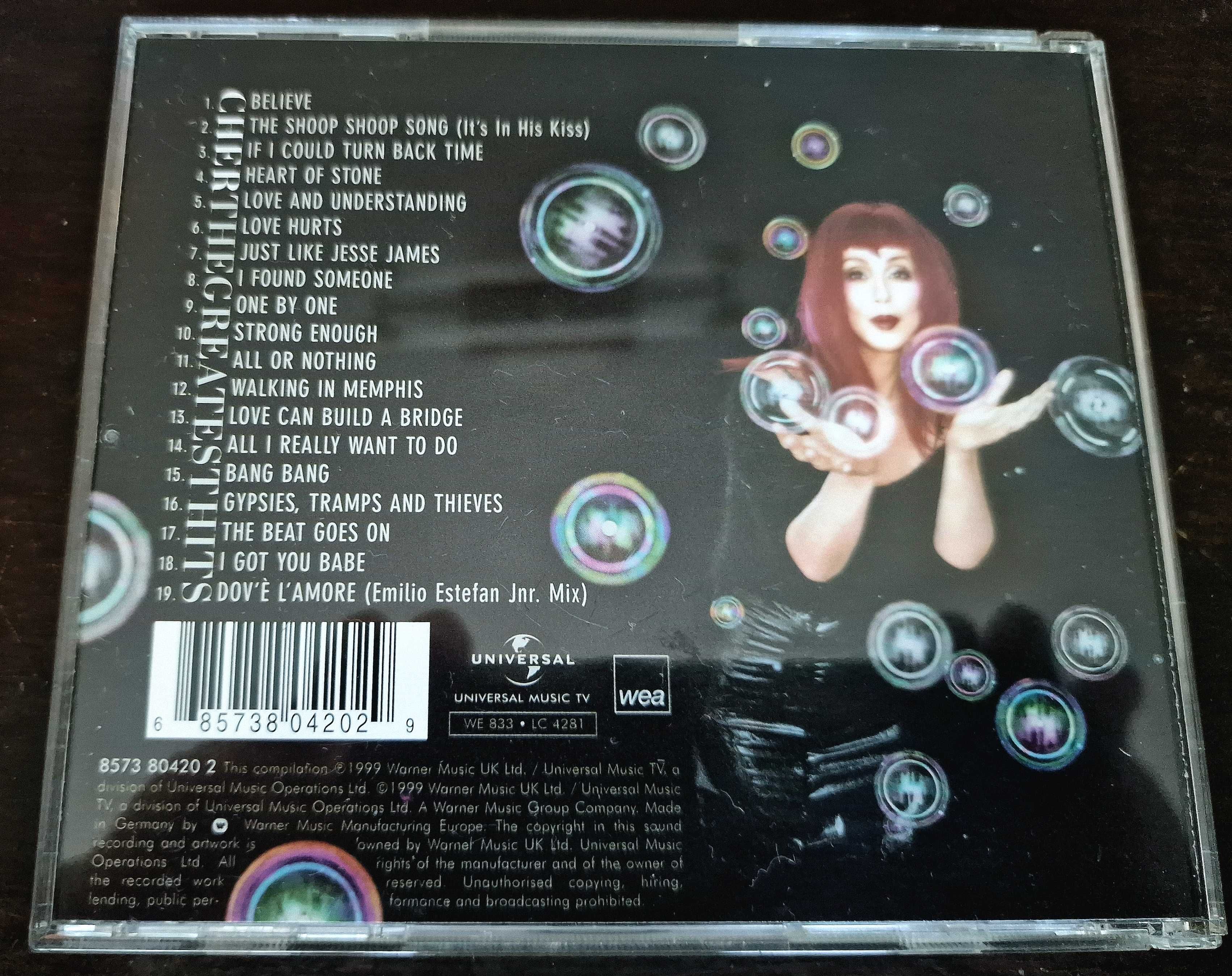 CD musical "Cher - The Greatest Hits"