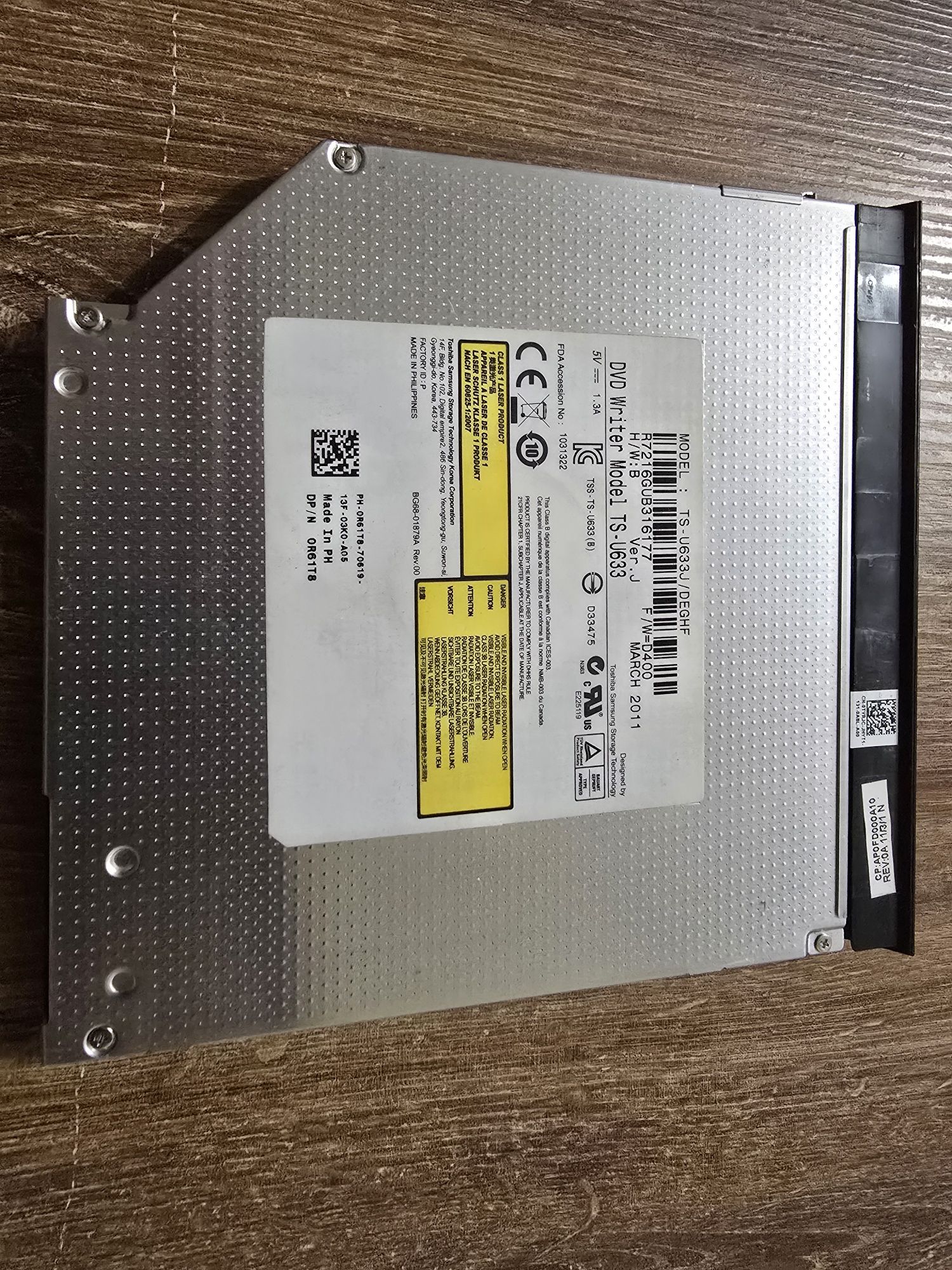 Nagrywarka DVD Samsung TS-U633 do laptopa