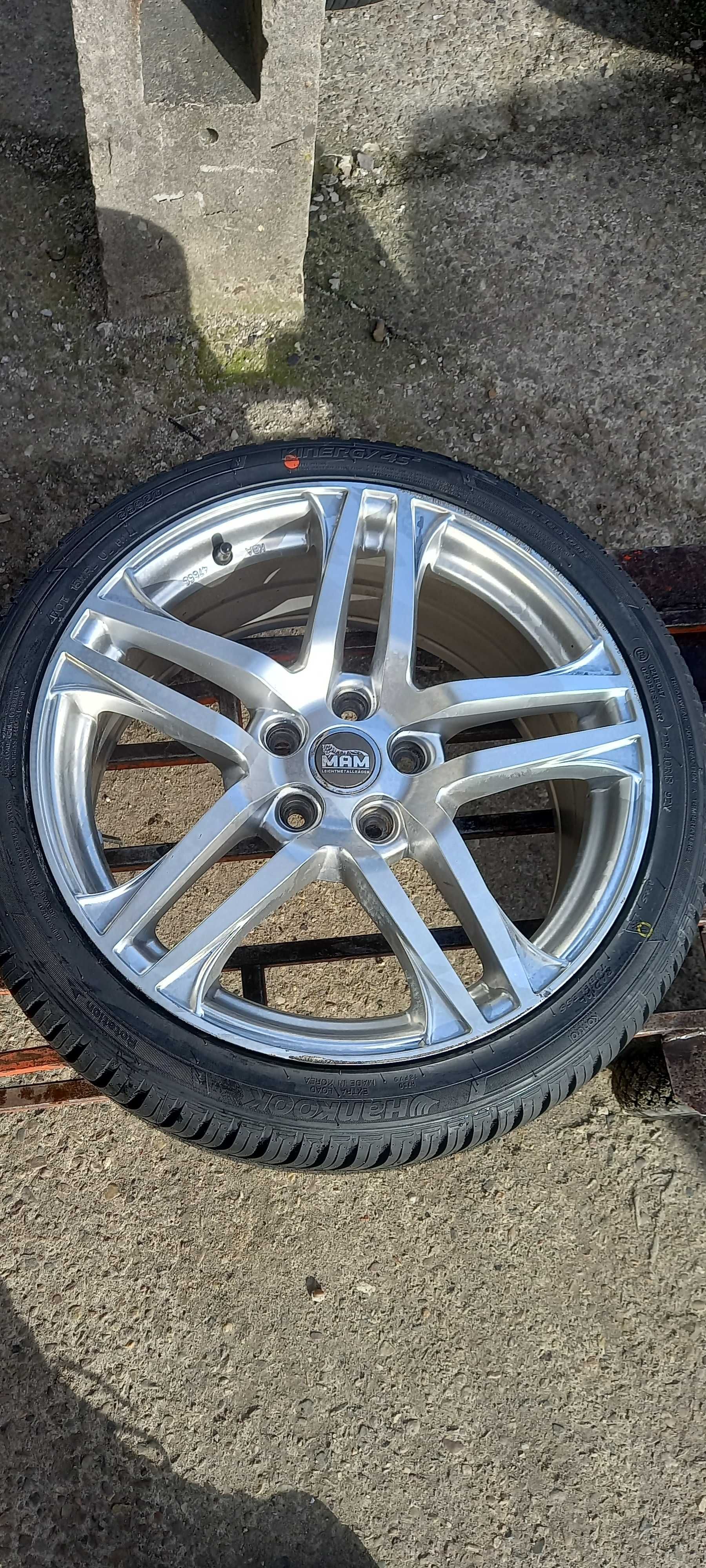 Felga aluminiowa MAM koło opona Audi A4 B6 VW 5X112 18"