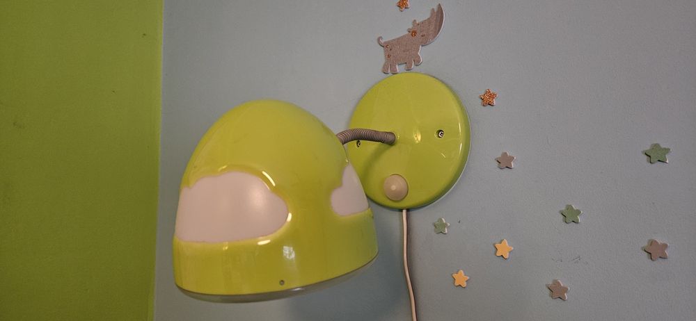 Kinkiet IKEA Skojig - chmurka, kolor: zielony.