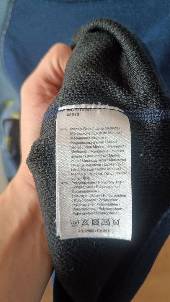 Hełmy Hansen bluzka z długim rękawem 104 merino
