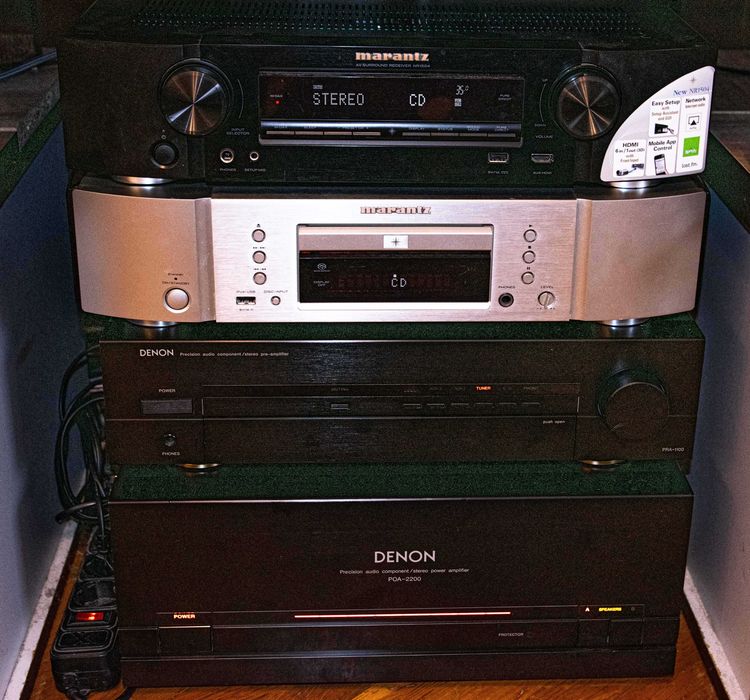 Marantz, Thule, Denon, Pioneer, YAMAHA,  Sony,   + cd sa player