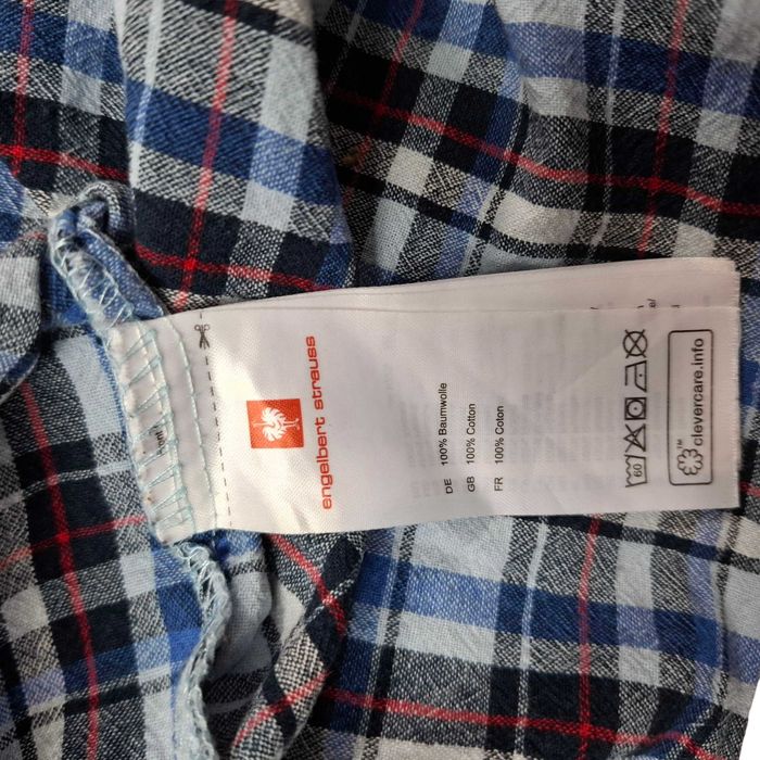 Engelbert Strauss koszula robocza w kratę z krótkim rękawem 2XL XXL