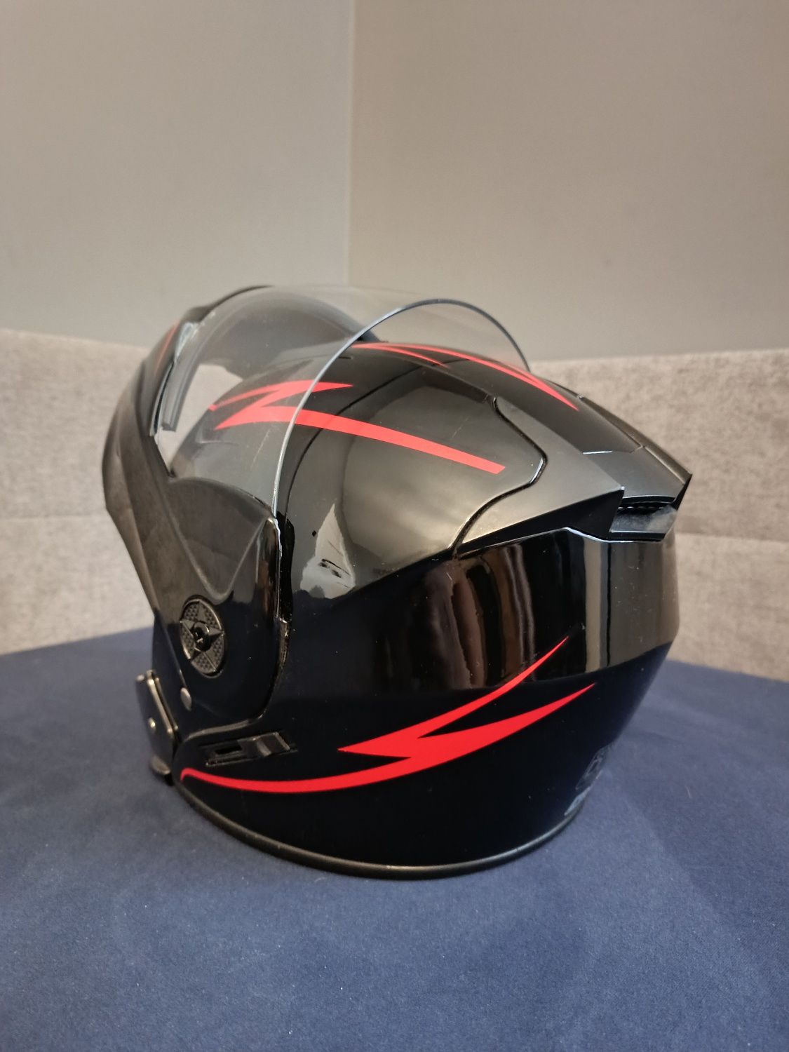 Kask Modułowy Motocyklowy M Bluetooth Z Mikrofonem Intercom