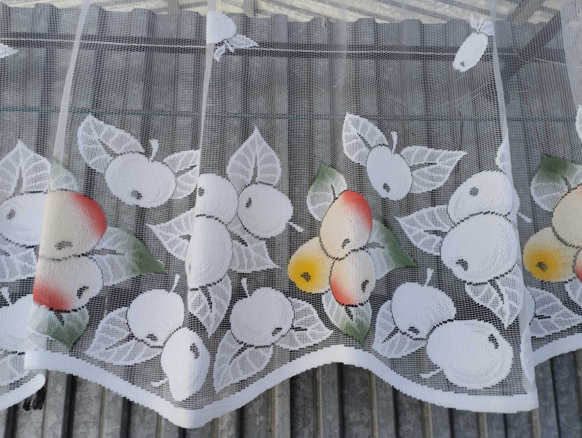 Kolorowa zazdroska, firanka do kuchni 45x1,40