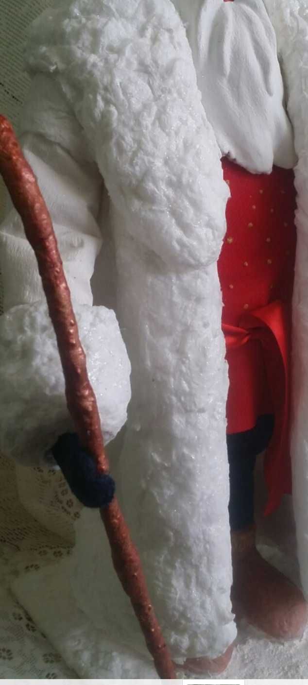 Игрушка Дед Мороз из ваты