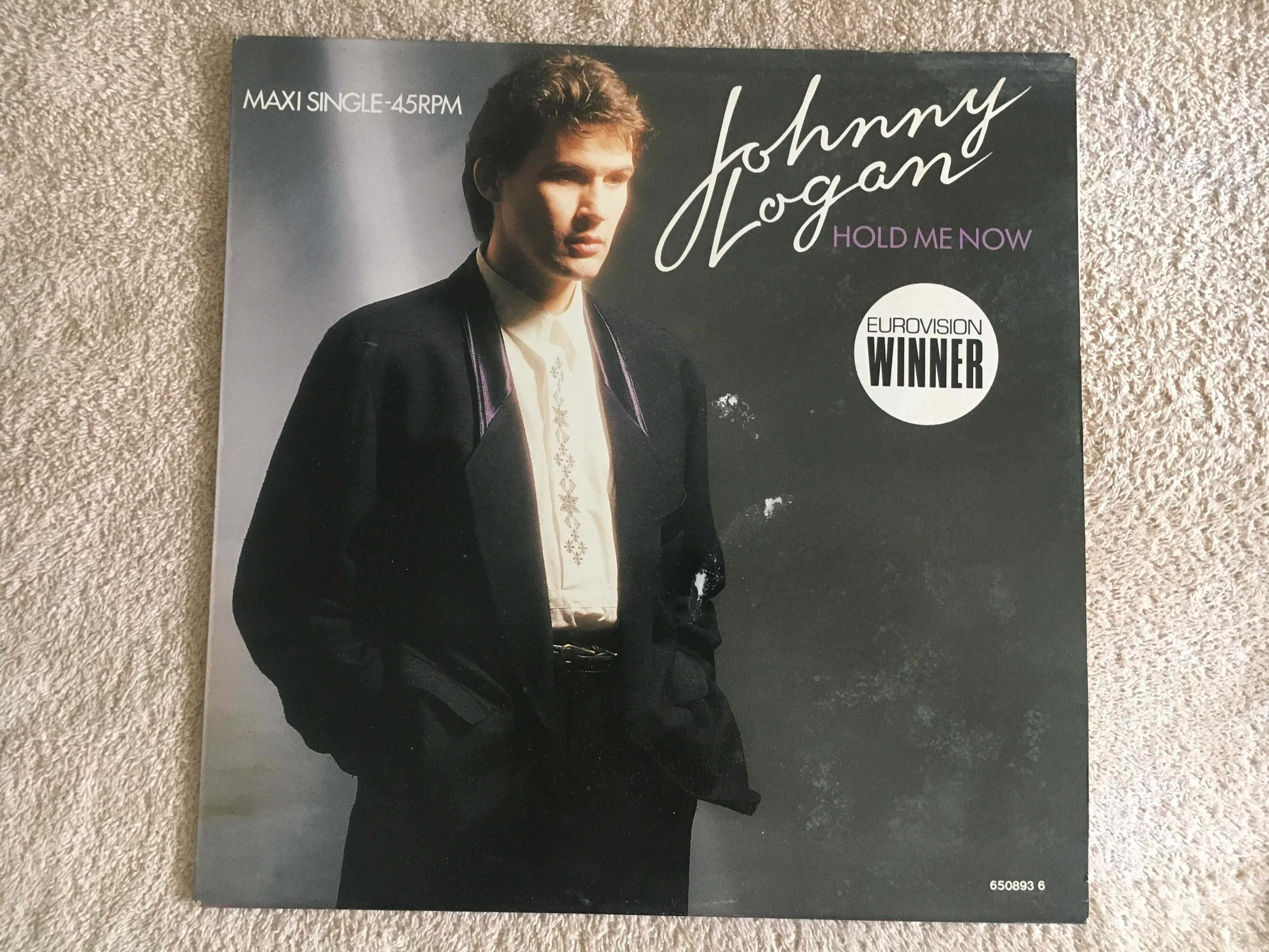 Johnny Logan - Hold Me Now  winylowy maxi singiel 12 45 rpm