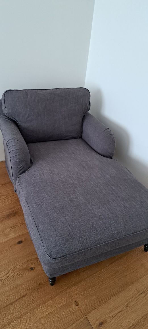Szezlong ikea stan idealny 2 obicia