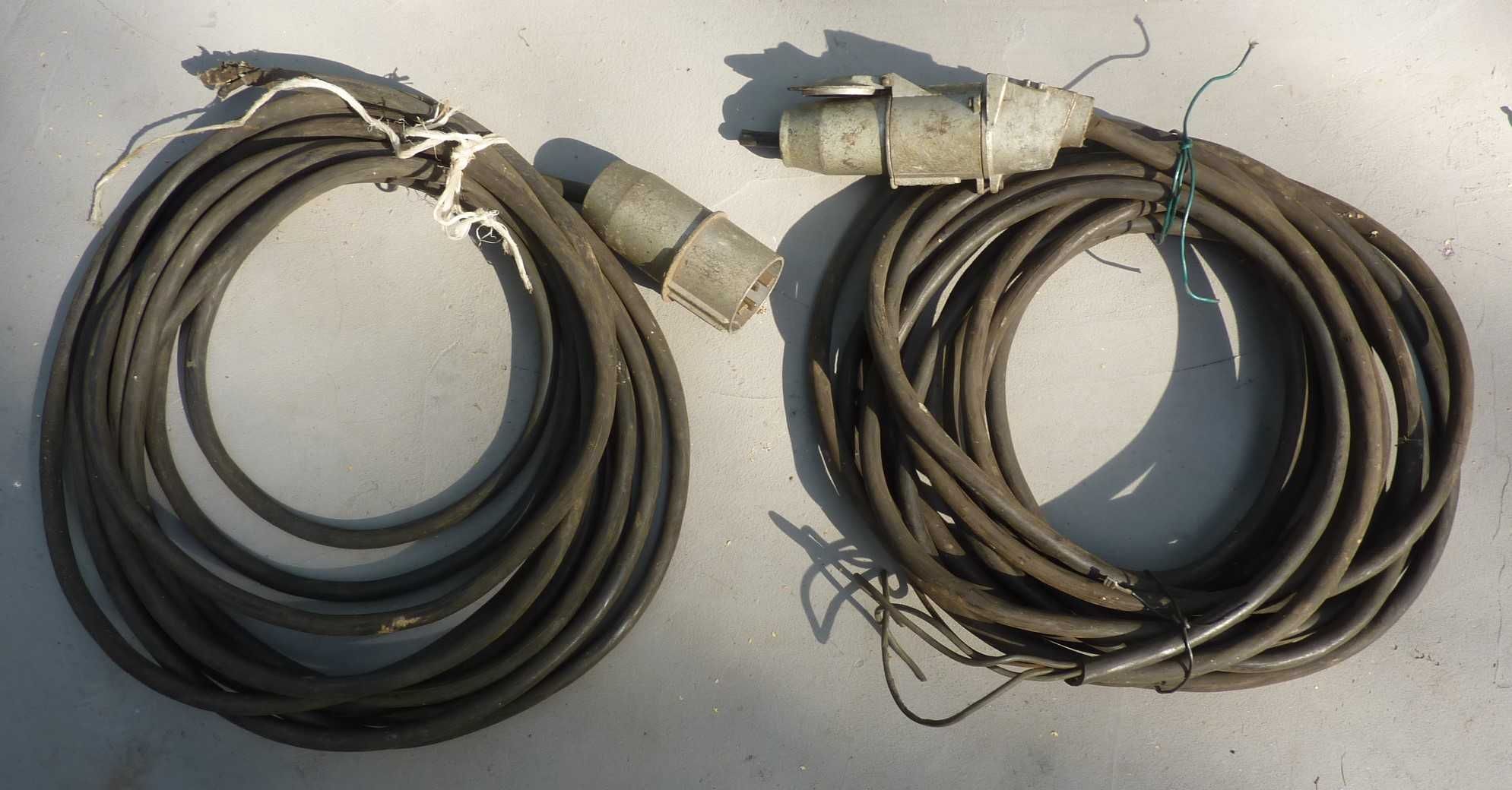 Przedłużacz prądowy, siłowy, gumowy kabel elektryczny 32 A 500 Volt
