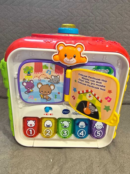 Vtech, kostka aktywności, zabawka interaktywna