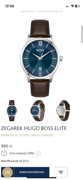 Zegarek Hugo boss