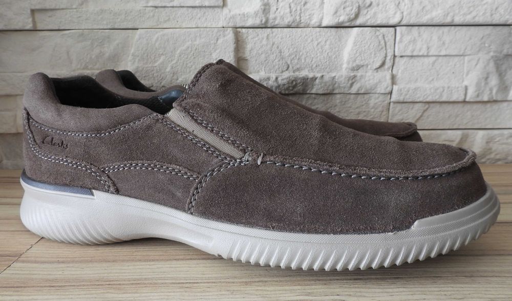 Clarks skórzane lekkie mokasyny 28 cm
