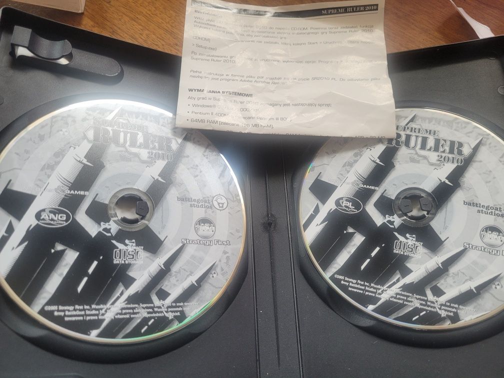 PC CD-ROM Supreme Ruler 2010 Nicolas Games 2005