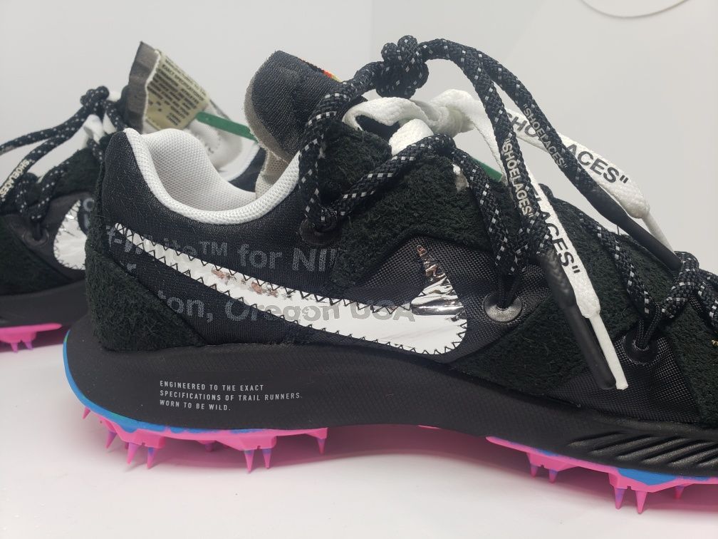 Oryginalne Off-White Nike Zoom Terra Kiger Black 38.5 7.5w 6