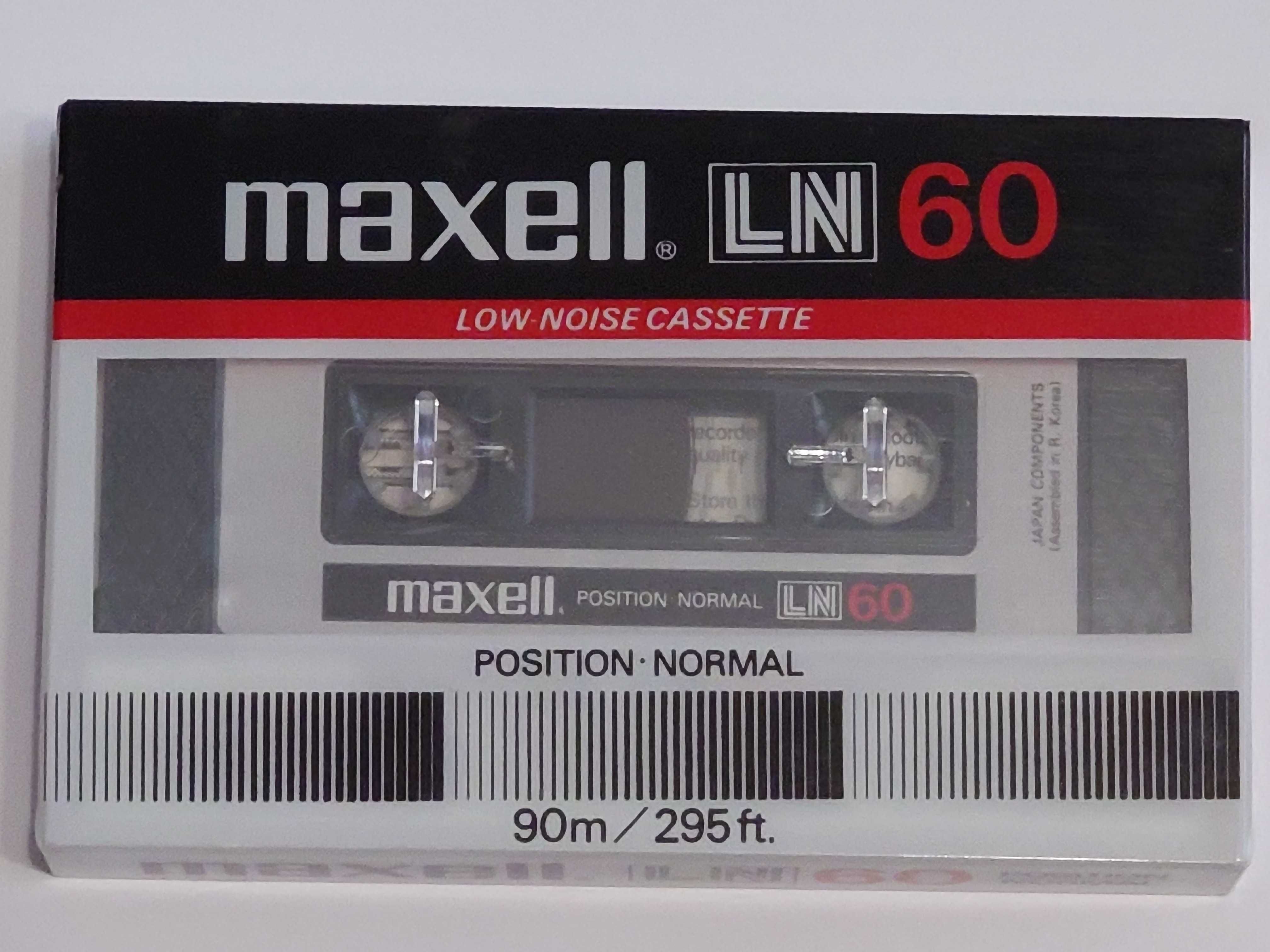 Maxell LN 60 model na lata 1982/1983 rynek Amerykański
