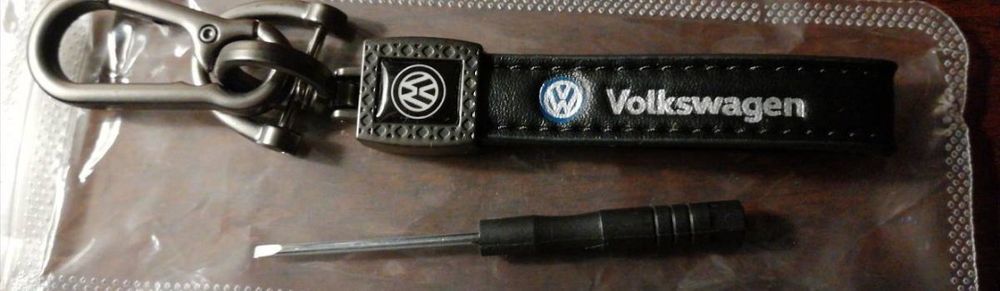 Porta Chaves em Couro Volkswagen- Ctt Grátis 48 Horas