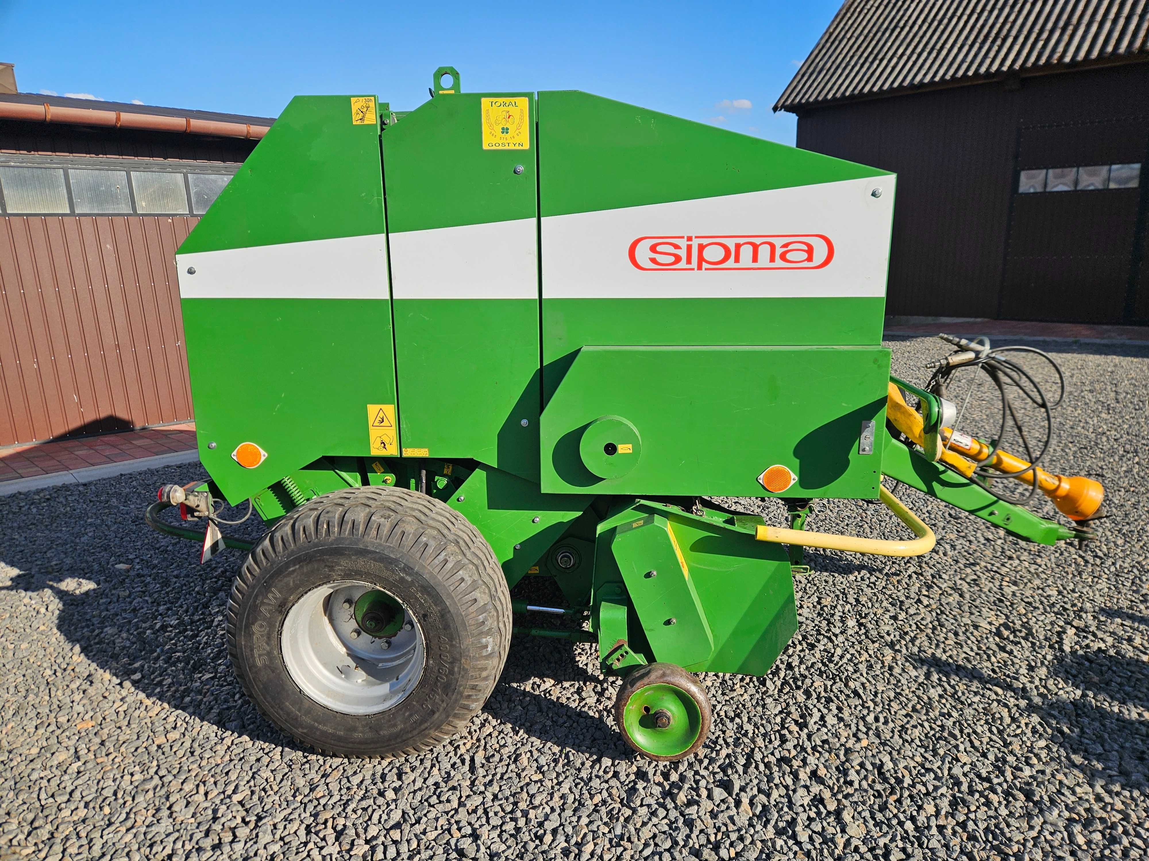 Prasa rolująca SIPMA Farma II Z-279/1, 2011r, siatka-sznurek, zadbana!