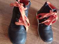 Skórzane buty wiosenno-jesienne rozm 29 wkl 18.5 cm