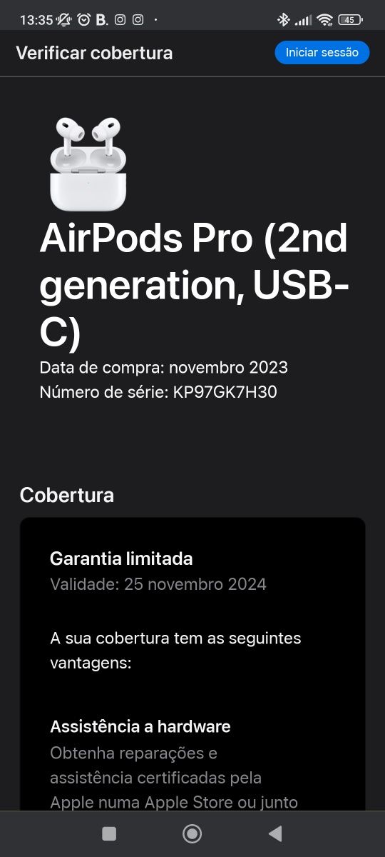 Airpods pro 2a geração