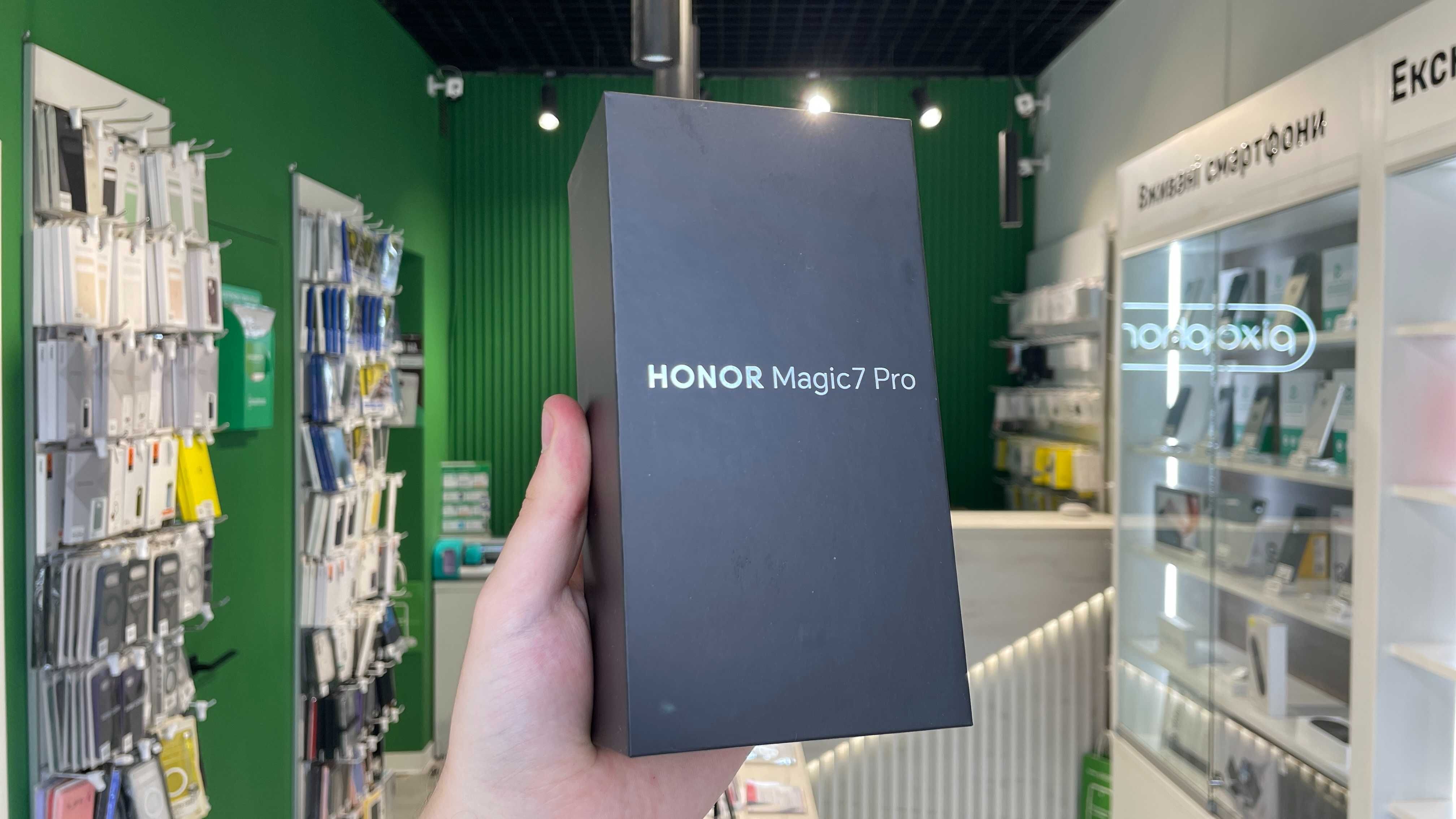Магазин NEW Honor Magic7 Pro 12/512GB Breeze Blue/Black Гарантія