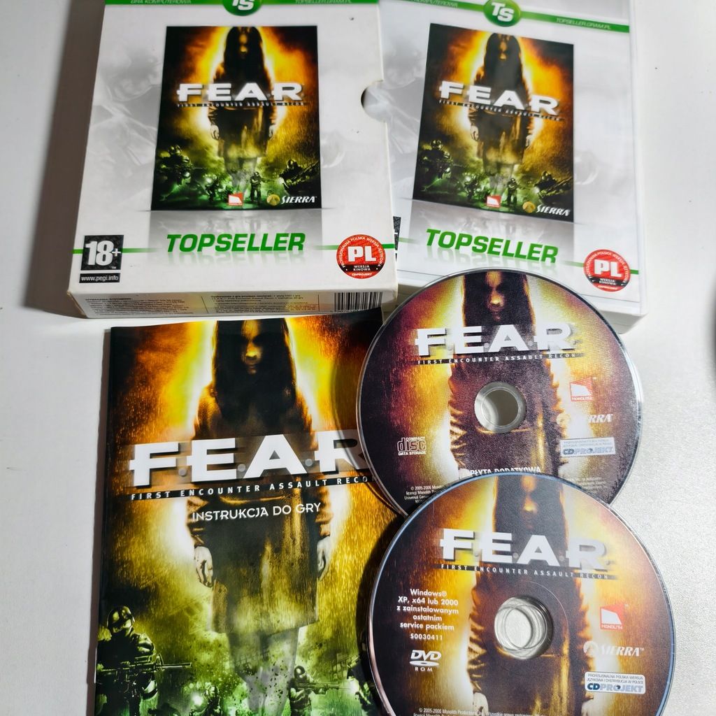 GRA PC - FEAR 1 - F.E.A.R Polskie wydanie pudełkowe