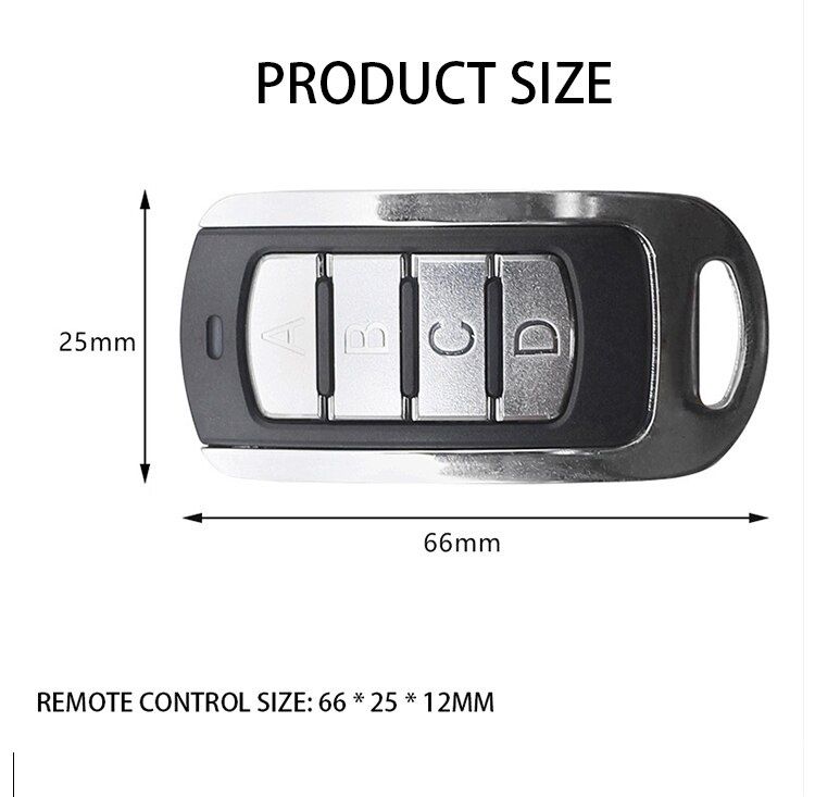 Comando Garagem Universal Multi-frequência 280-868mhz