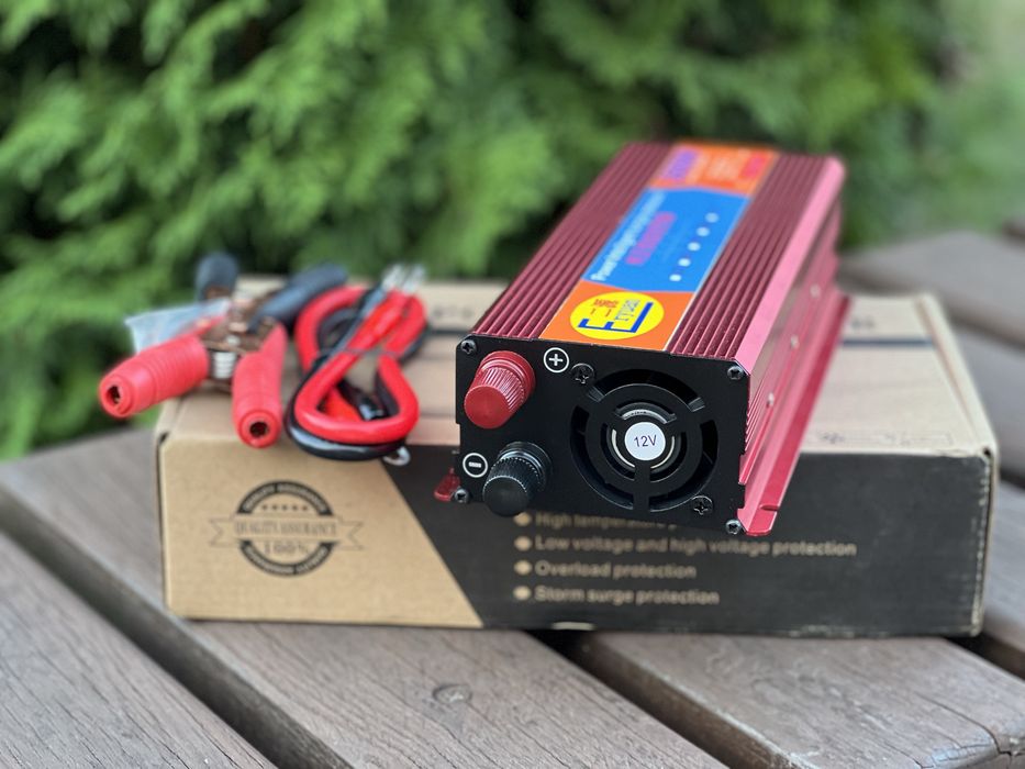 Преобразователь тока ЧИСТЫЙ СИНУС 12-220/2600W. Инвертор. ДЛЯ КОТЛА