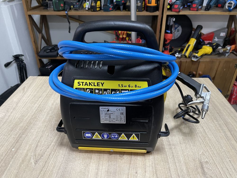 Stanley DN200/8/6 / компресор Стенлі 6л 8бар