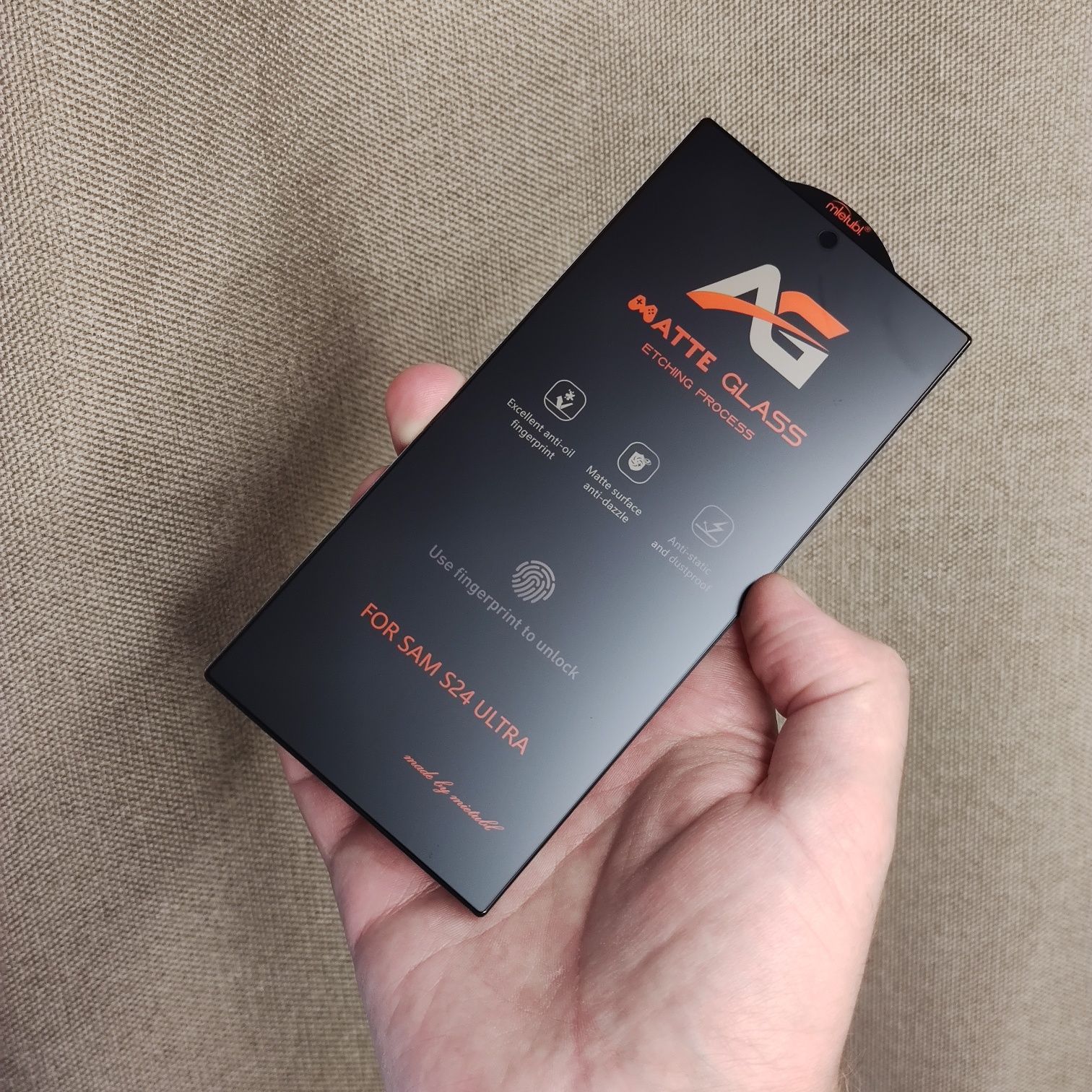 Матове захисне скло для Samsung S24 Ultra / S25 Ultra та інших моделей