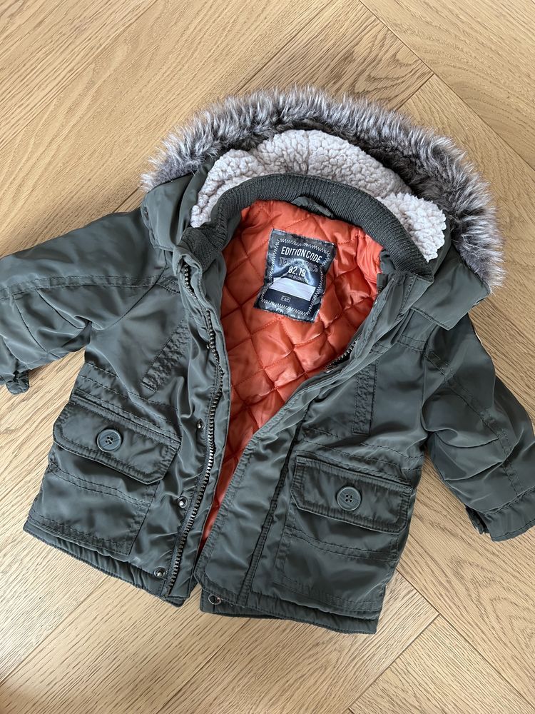 Kurtka zimowa parka F&F rozmiar 3/6 M