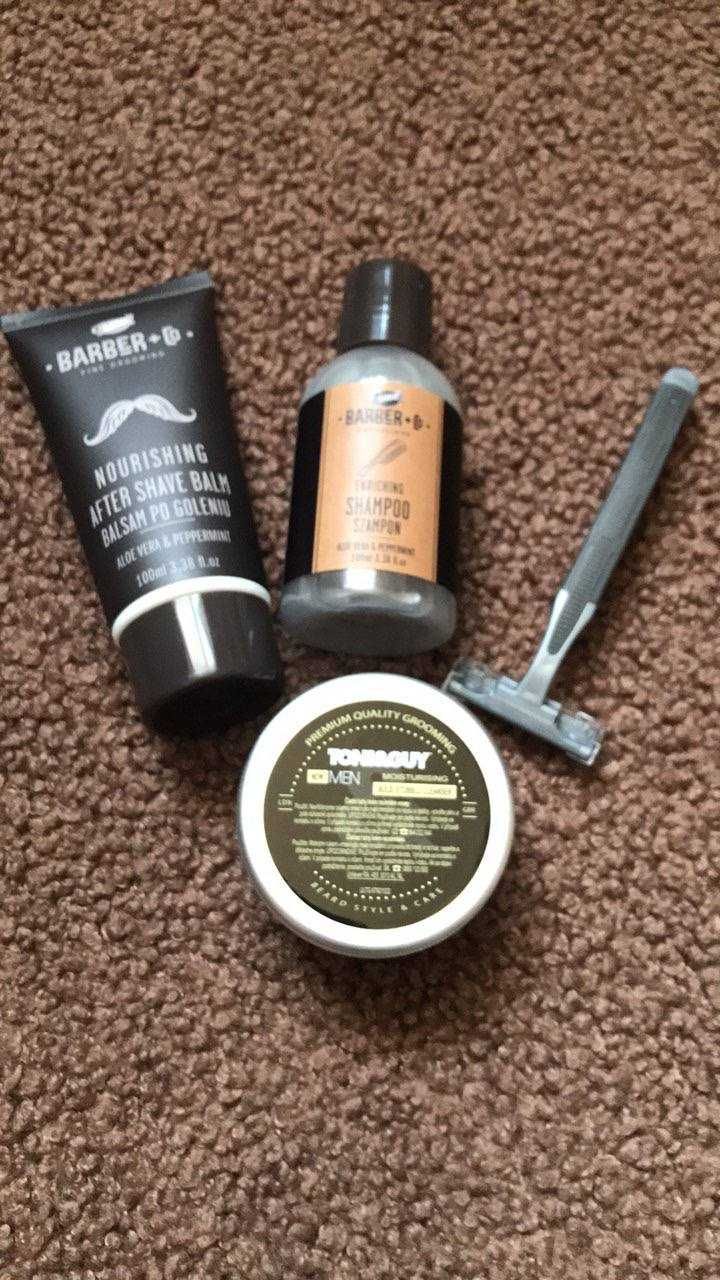 Набір для догляду за бородою Barber+Co 3 елементи + бритва