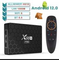 Распродажа!!! Новинка!! X98h pro!!! ! Android 12, 1000 мб/с, Wi-Fi 6 С