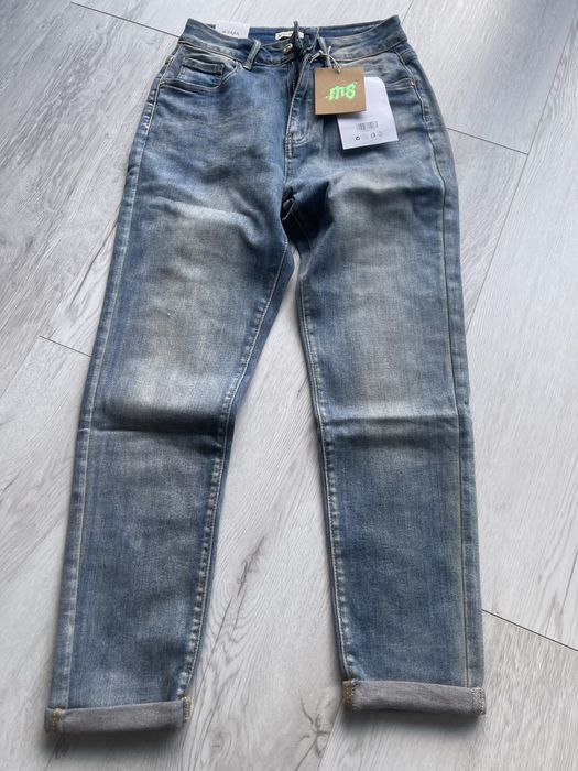 Spodnie damskie boyfriend 36
