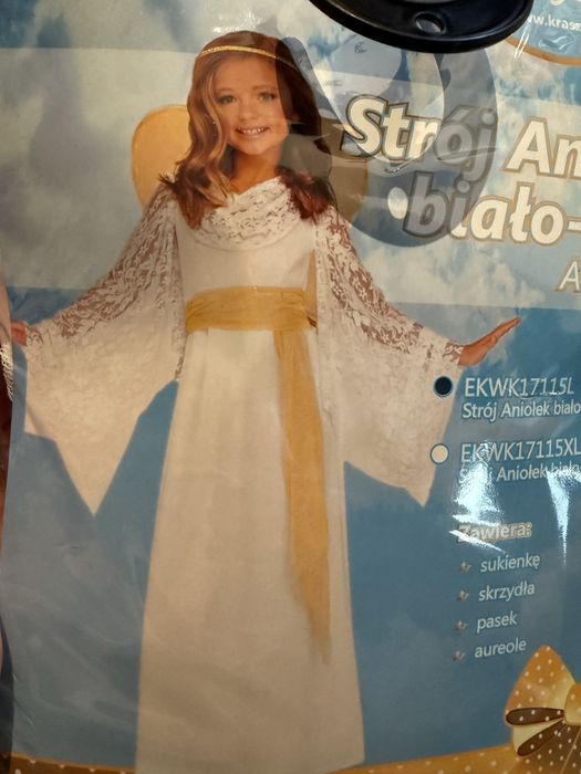 Strój Aniołka Święta, Wigilia, Jasełka 140-150