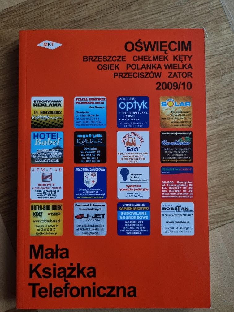 Książka telefoniczna Oświęcim i okolice 2009-10