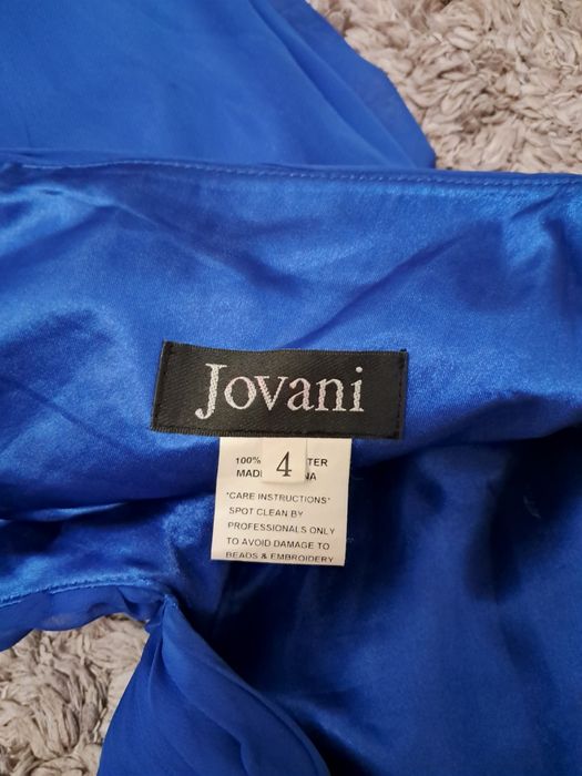 Kobaltowa niebieska sukienka wieczorowa Jovani rozm. S, M