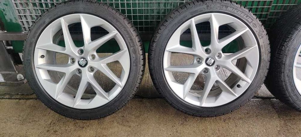 Felgi z oponami Seat Leon 3 18 cali zimowe Michelin Pilot Alpine