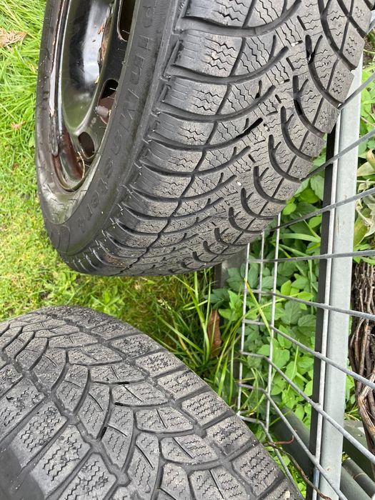 Koła felgi z oponami r15 golf octavia 5x100 195/65/15 zimowe opony