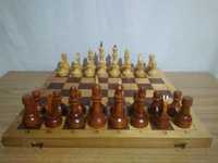 Шахматы деревянные, ручной работы.
