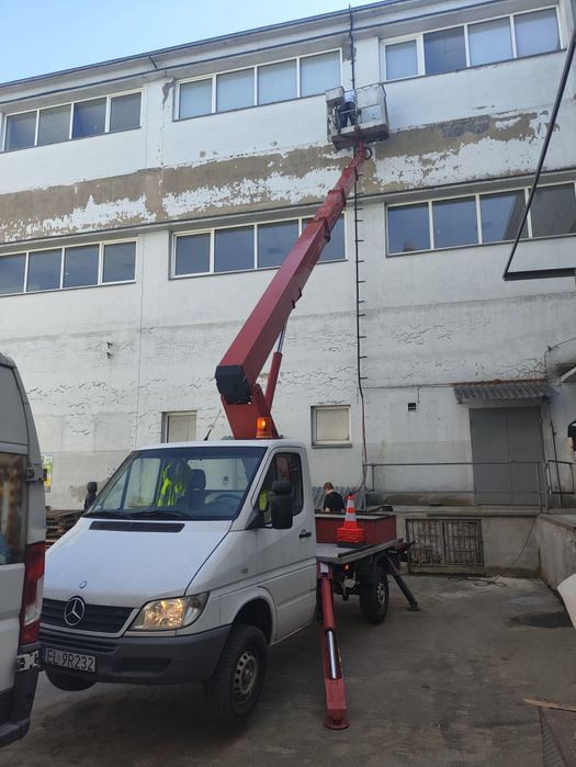 Usługi , wynajem podnośnik koszowy, zwyżka 22m