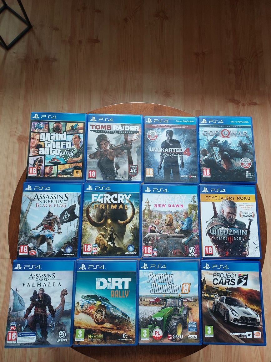 Wiedźmin 3, Farming Simulator, Gta 5, Lego na Playstation 4 Ps4