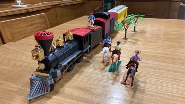 Comboio "Prairie Rocket Train" da Timpo Toys (England)