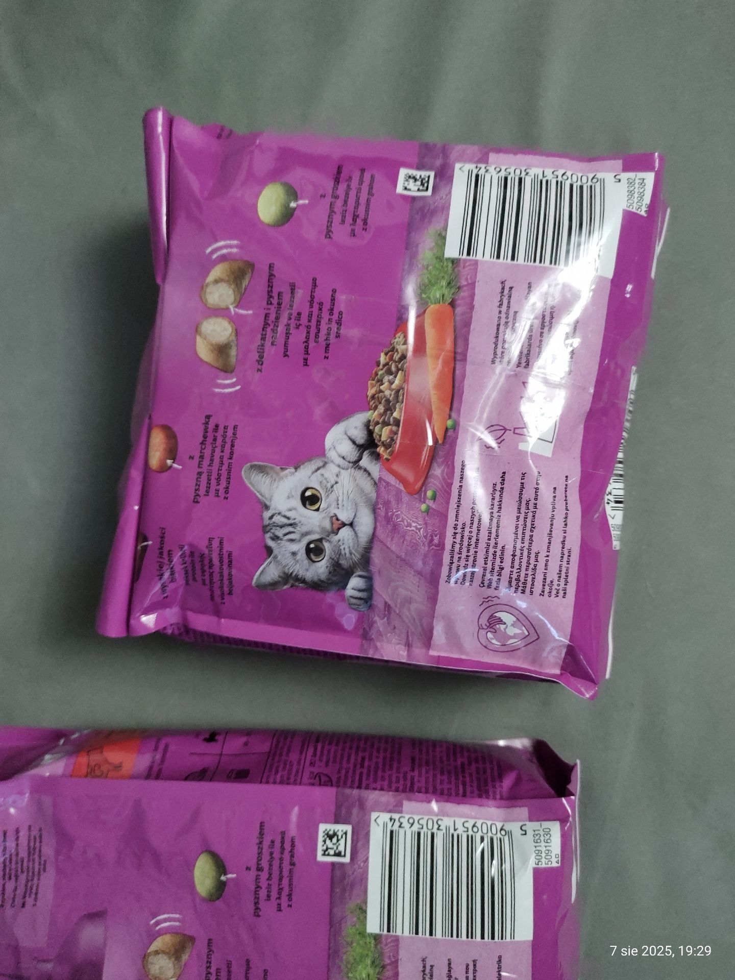 Karma sucha dla kota , wołowina, Whiskas 3,4Kg