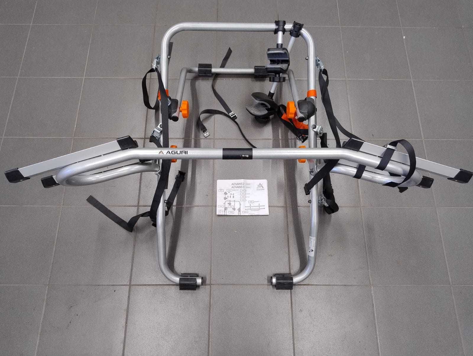 Bagażnik rowerowy uchwyt na dwa rowery Aguri Advans 2 stan bdb.